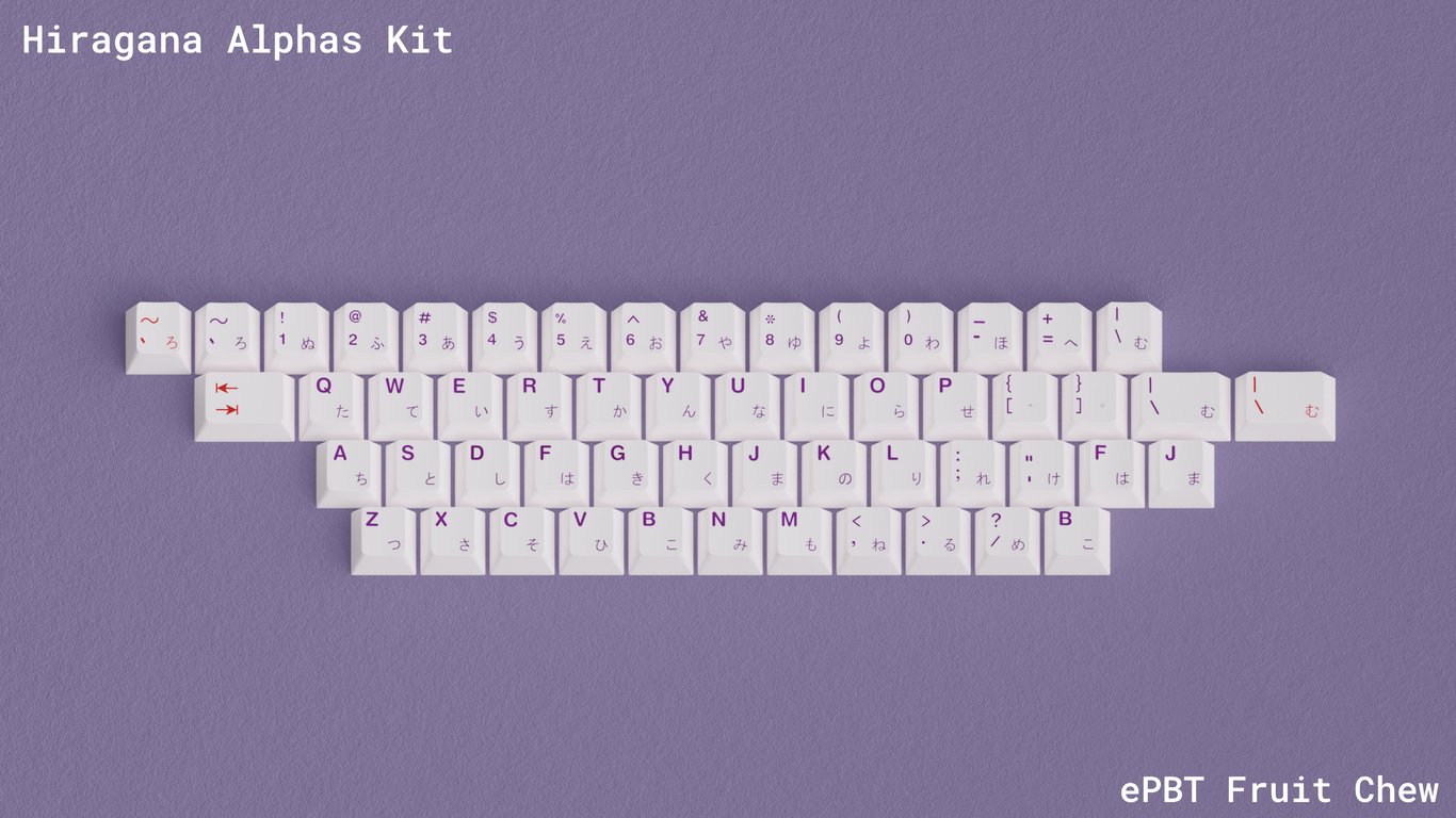 Hiragana Alphas