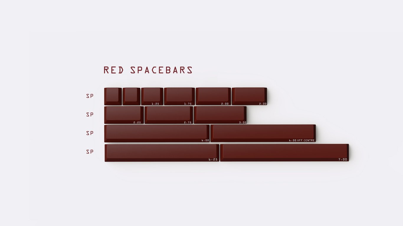 Red Spacebars