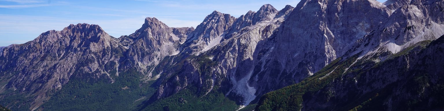 The path from Theth to Valbona