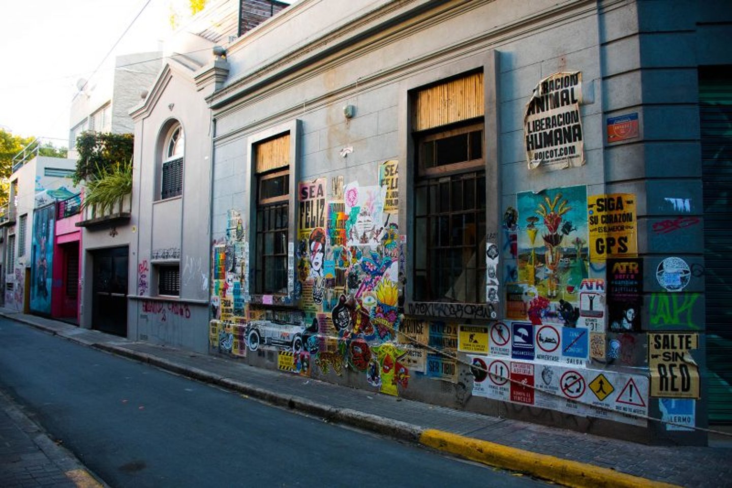 A street in Palermo Hollywood, Buenos Aires