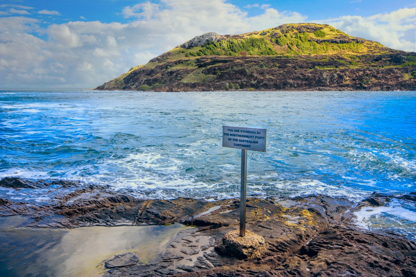 The seas at the Northernmost tip of Australia