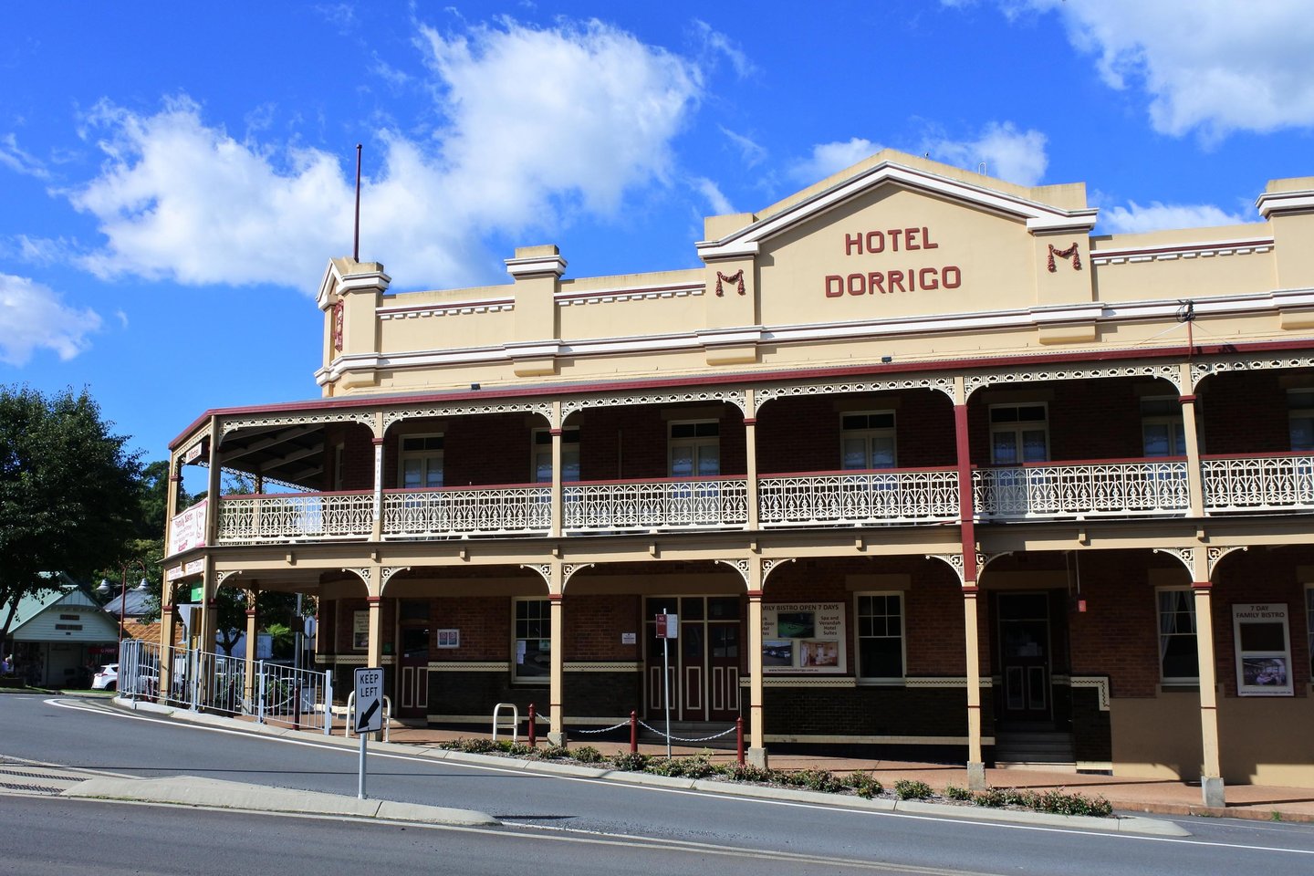 The historic hotel near Dorrigo, Australia