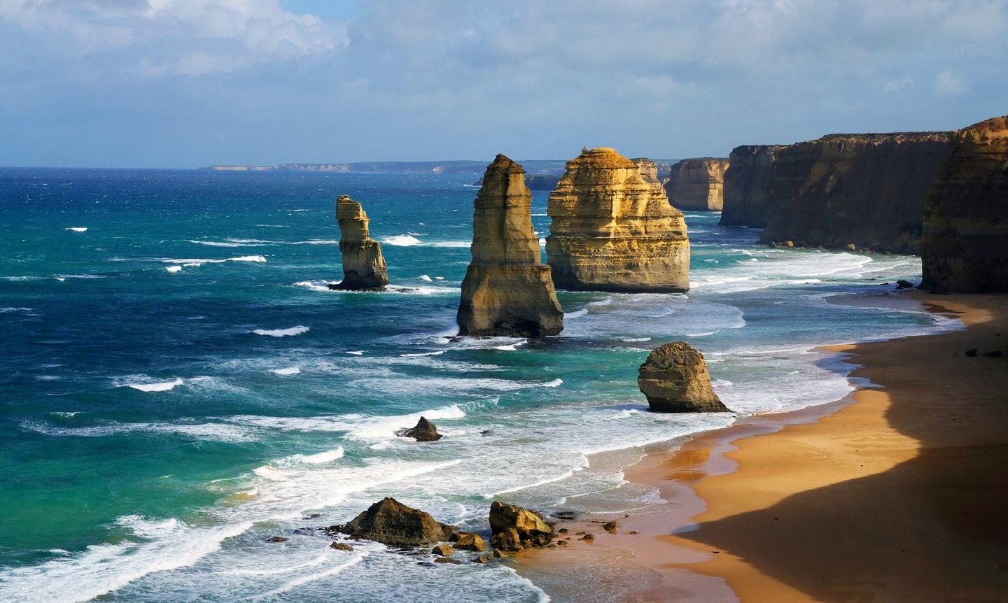 The 12 Apostles along Australia's Great Ocean Road.