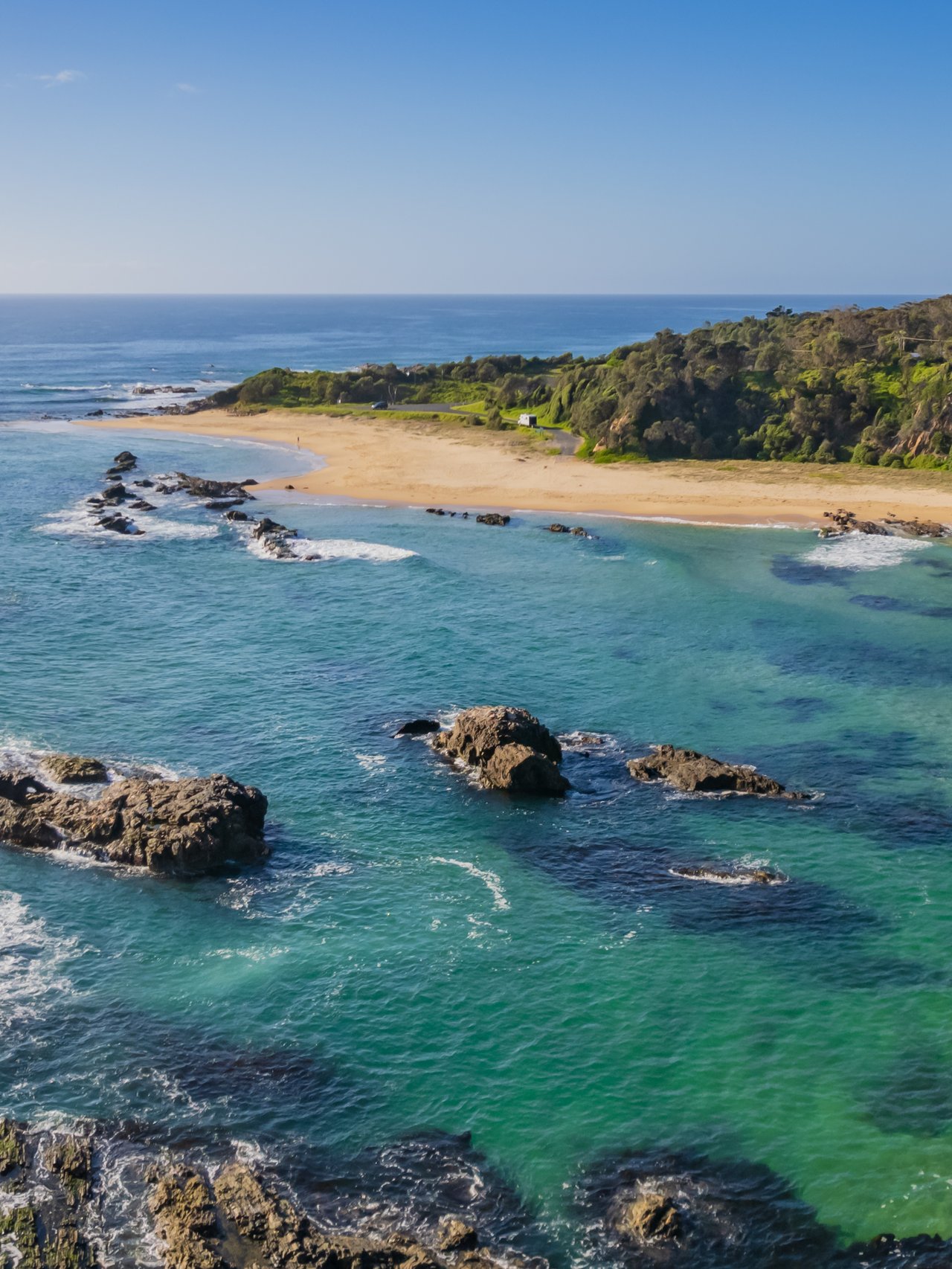 Early morning at Mystery Bay on the Sapphire Coast in New South Wales, Australia