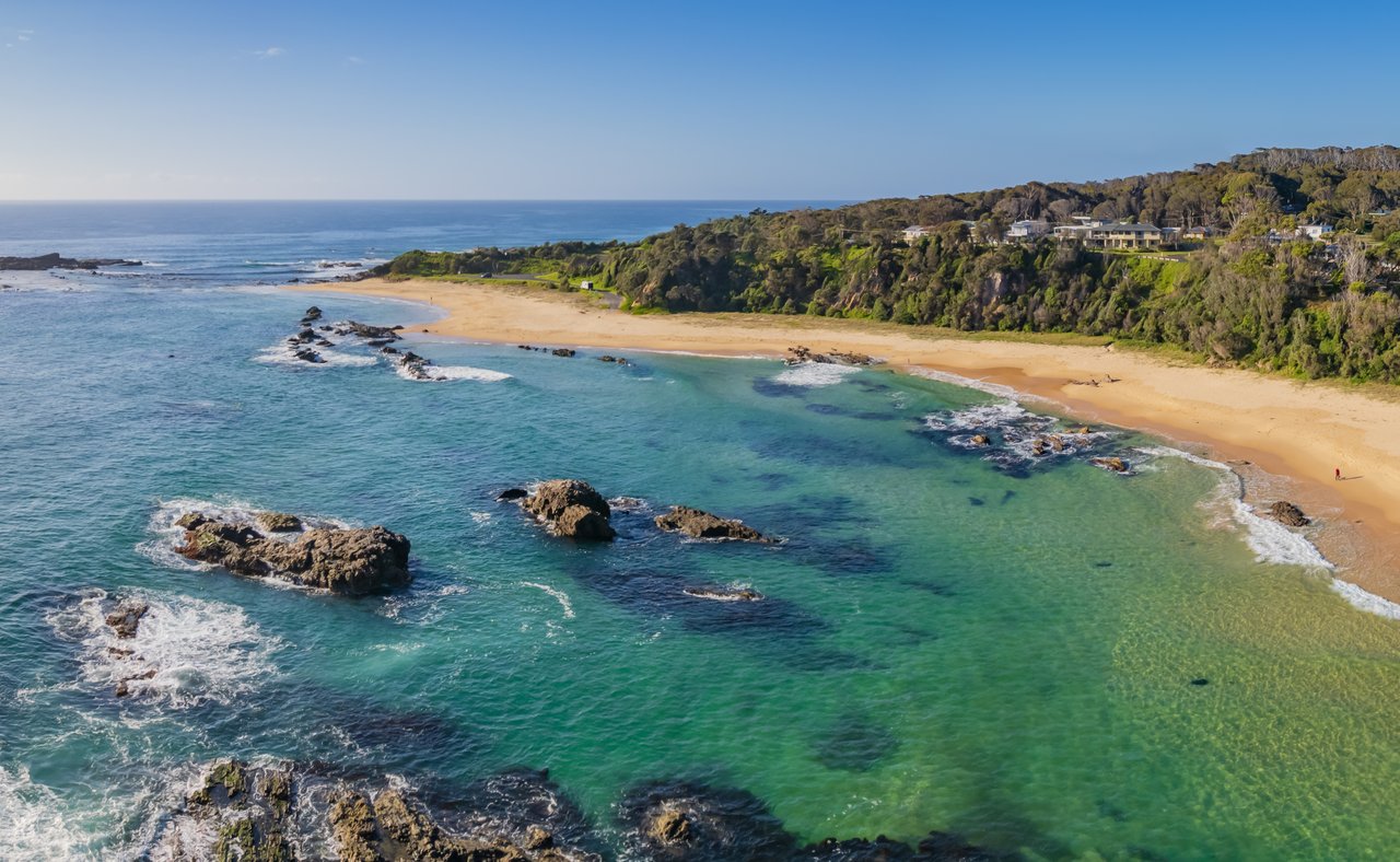 Early morning at Mystery Bay on the Sapphire Coast in New South Wales, Australia
