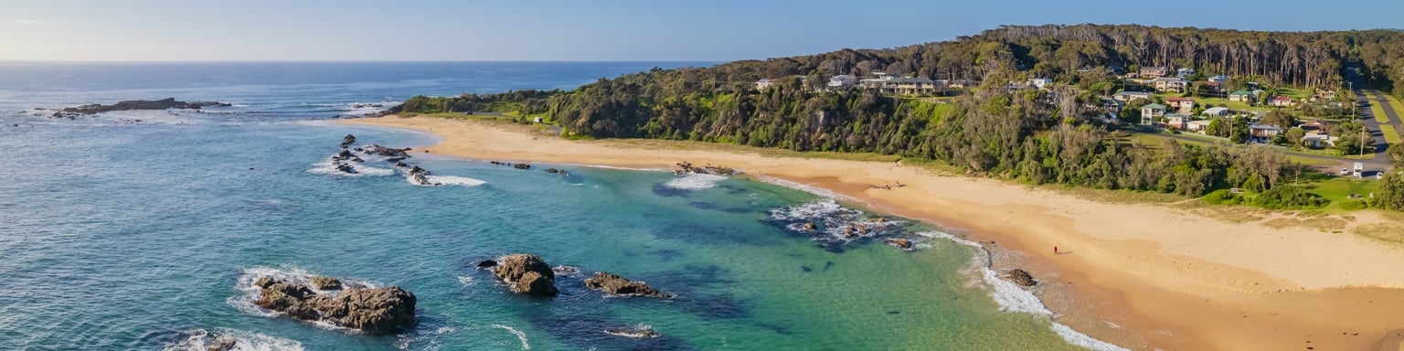 Early morning at Mystery Bay on the Sapphire Coast in New South Wales, Australia