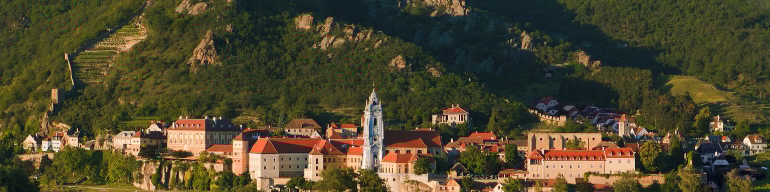 The town of Durnstein in the Wachau Valley, Austria
