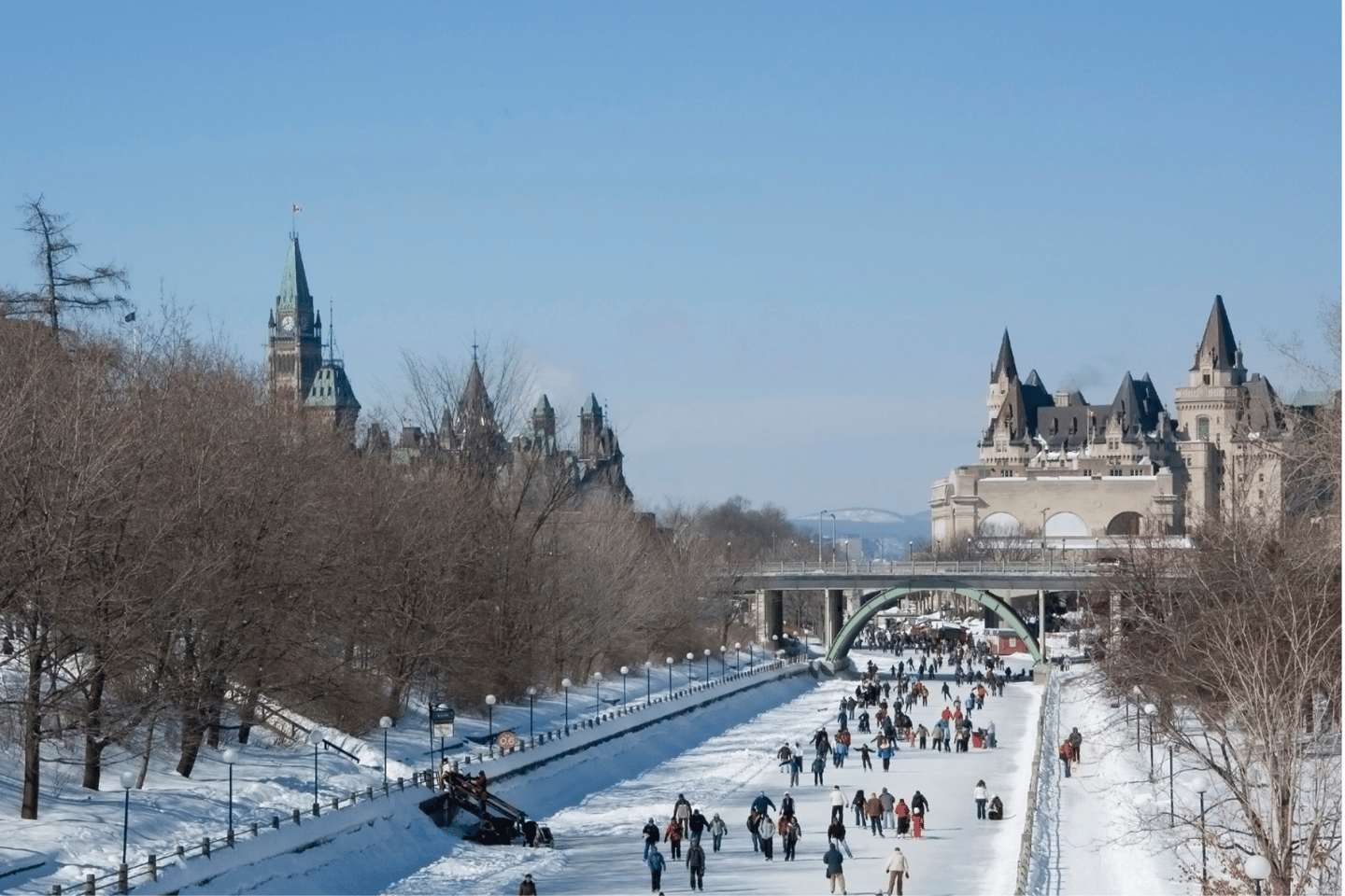 Ice Skating on the Rideau Canal