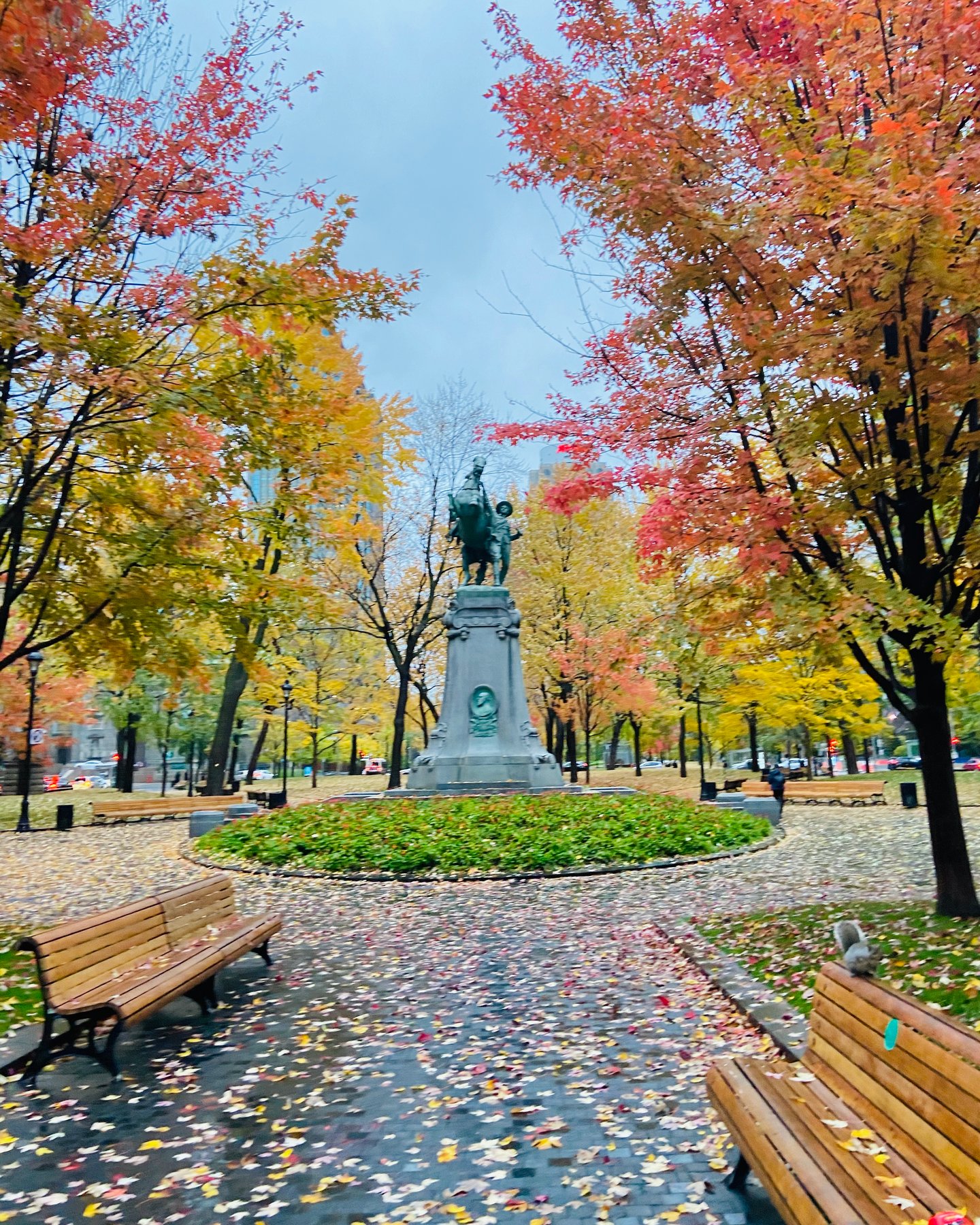 A monument to the heroes of the Boer War in Montreal, Canada