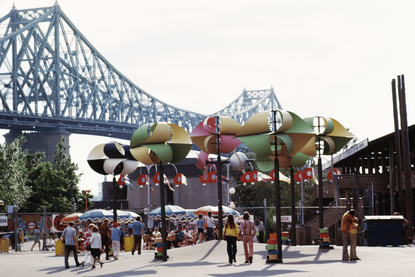 People at a festival in Montreal
