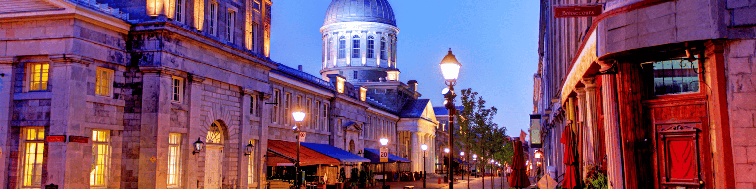 A street in Old Montreal, Quebec, Canada