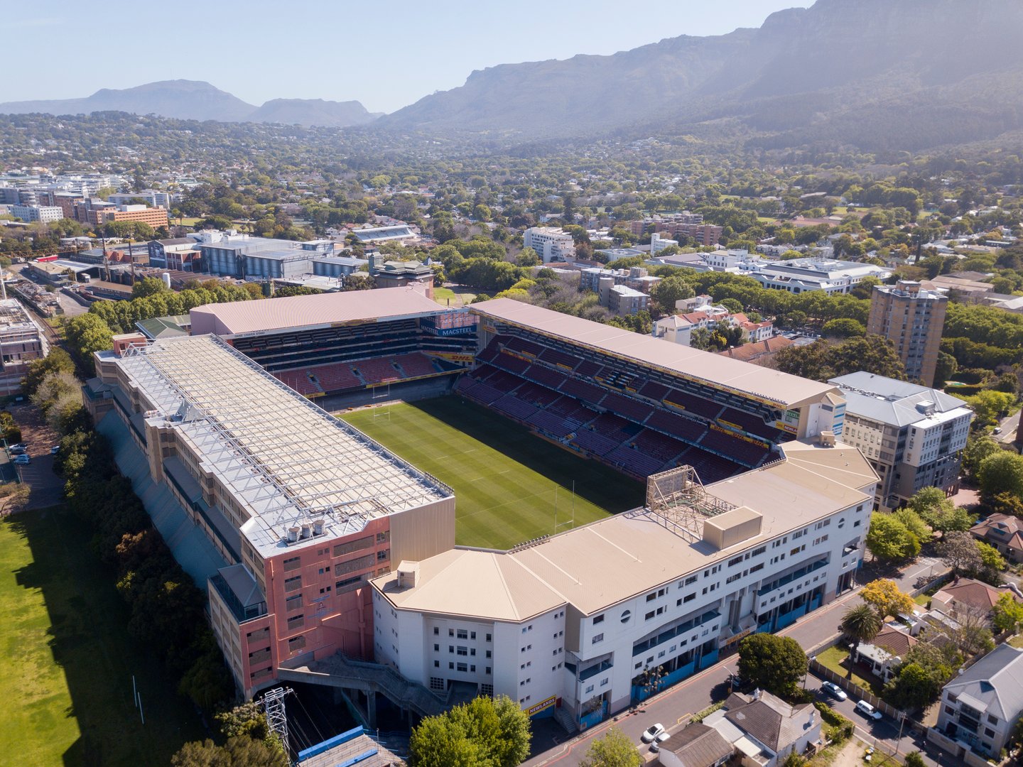 Newlands rugby stadium in Cape Town, South Africa