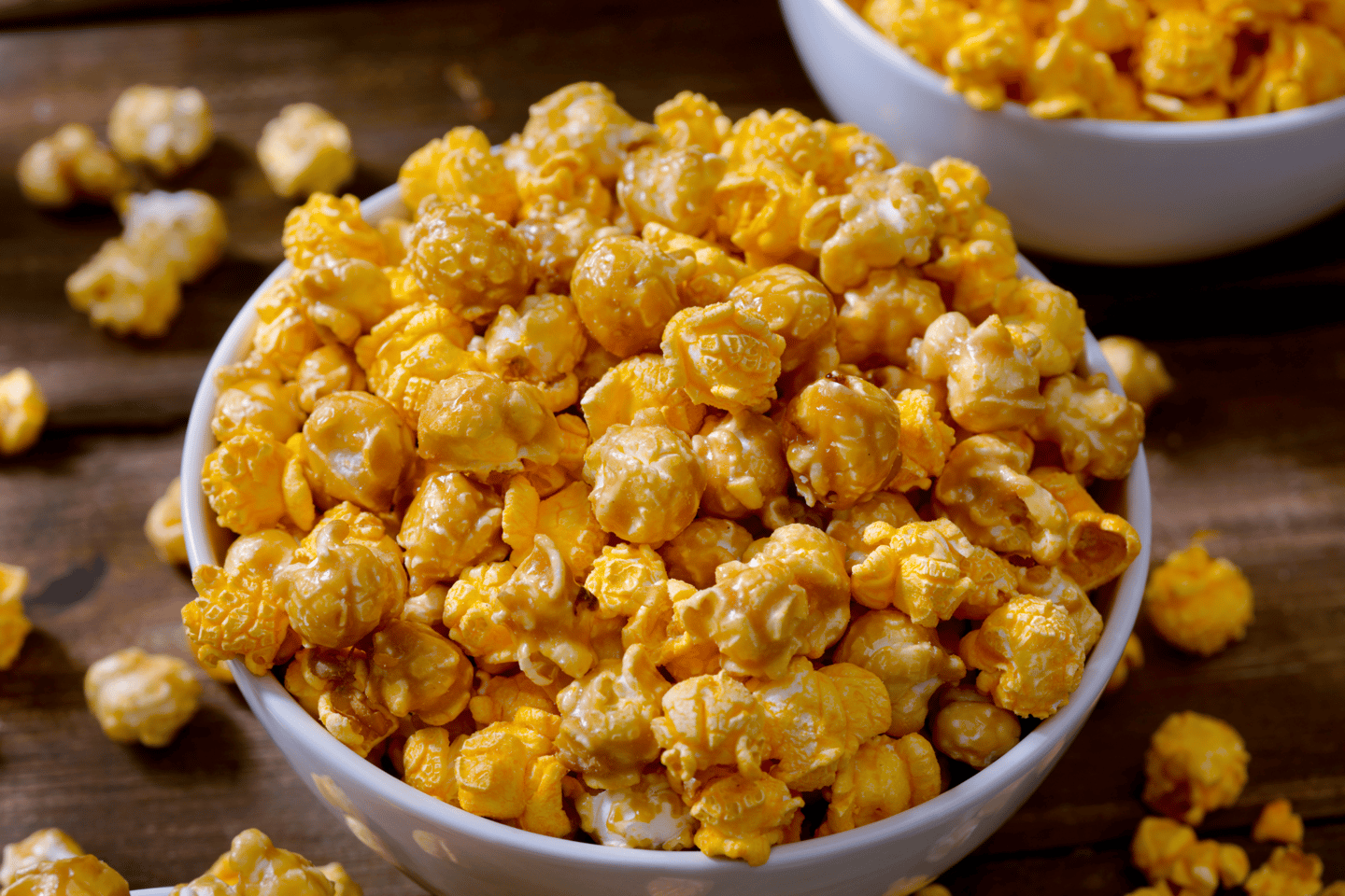 Caramel and cheese popcorn