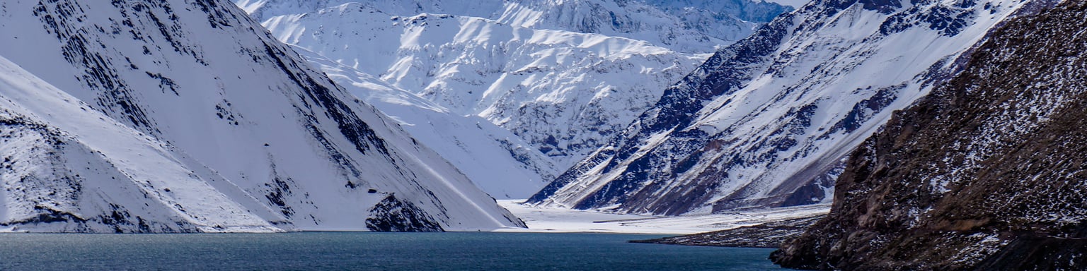 Water with mountains in the background