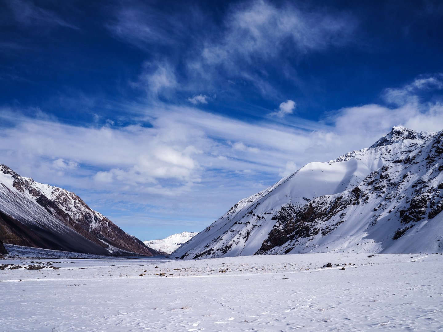 Mountains and snow