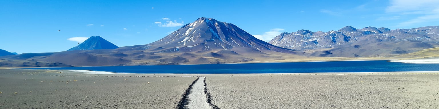 A path leading to Laguna Miscanti in Atacama, Chile