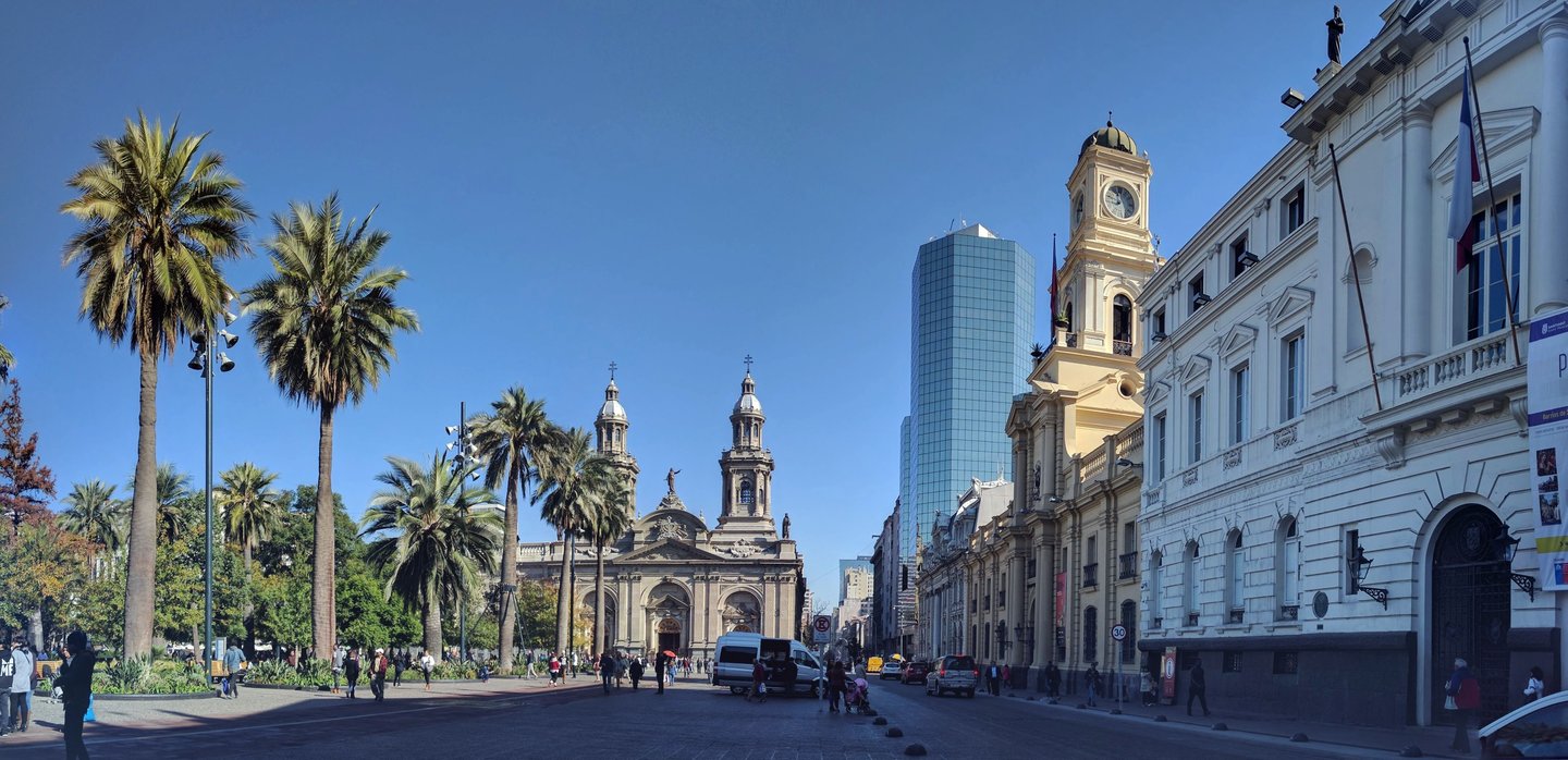 The Plaza de Armas in Santiago, Chile