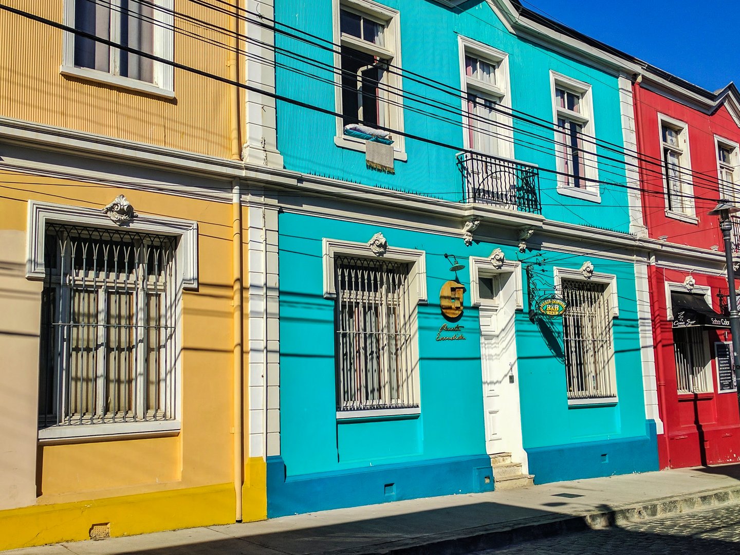 Colourful houses in Valparaiso, Chile