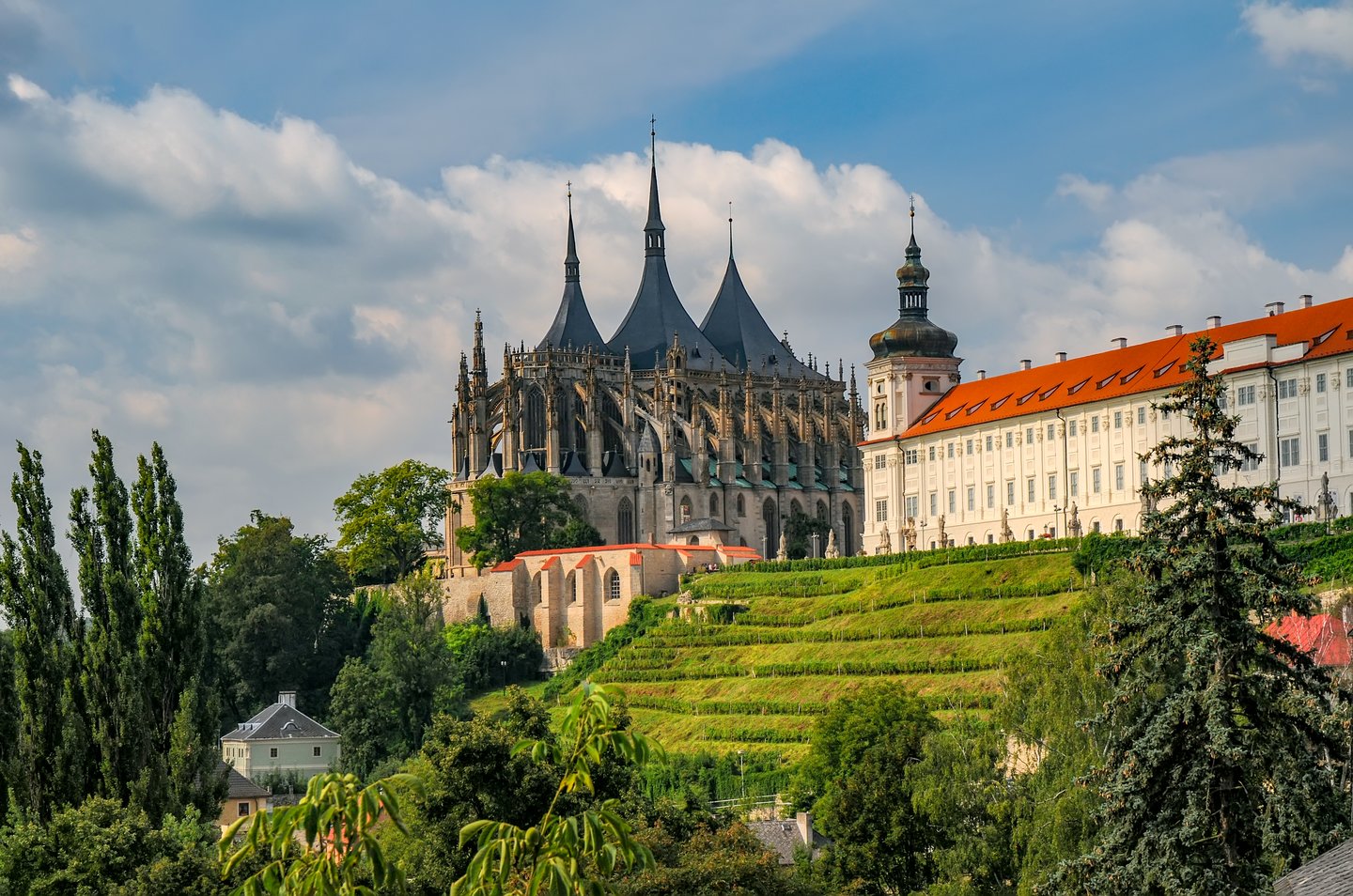 The historic centre of Kutná Hora in the Czech Republic