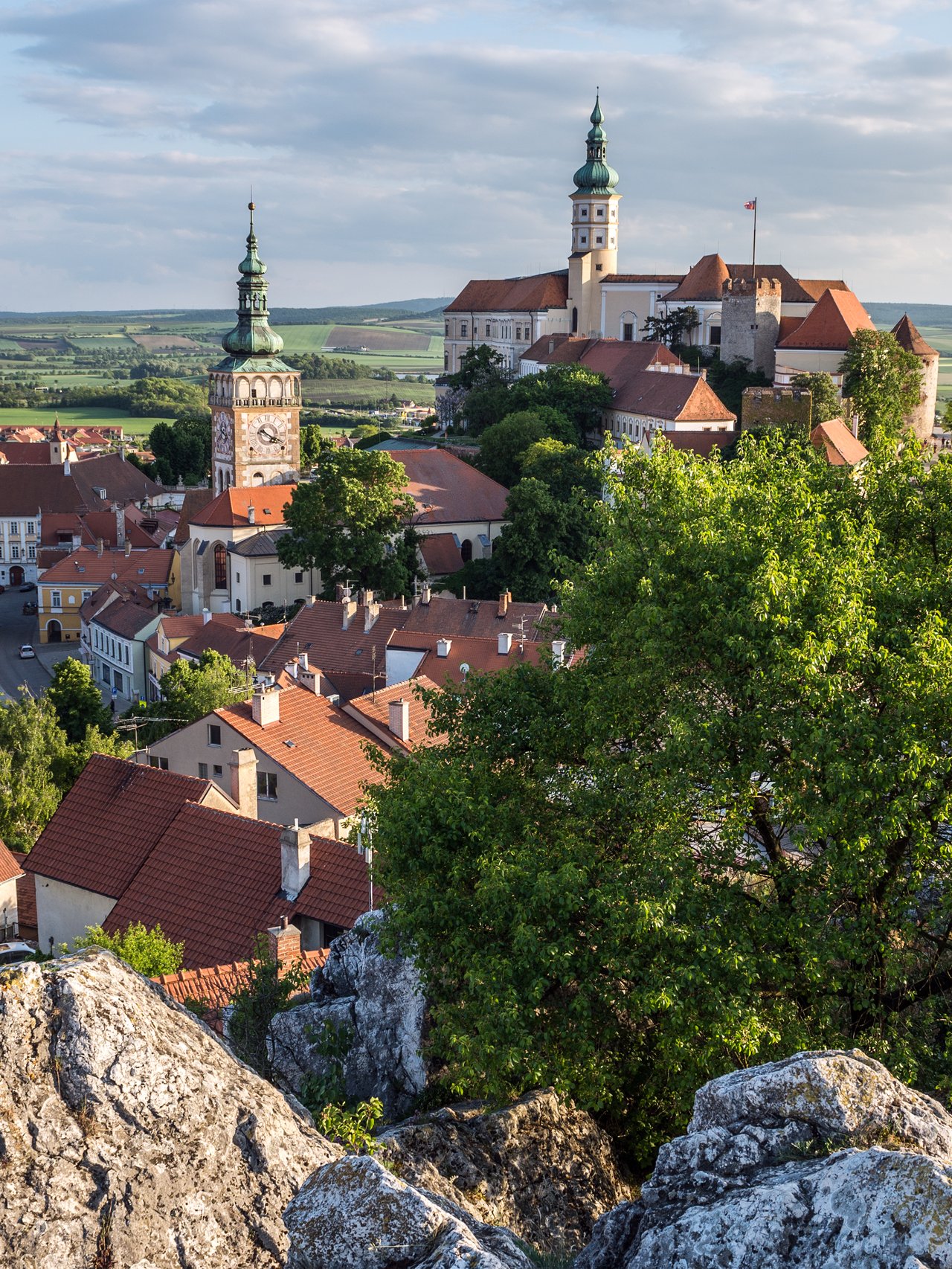 The town of Mikulov in the Czech Republic