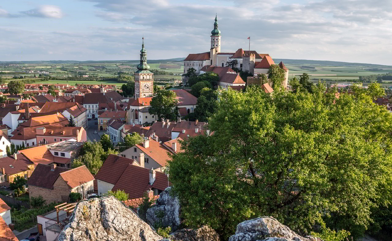 The town of Mikulov in the Czech Republic