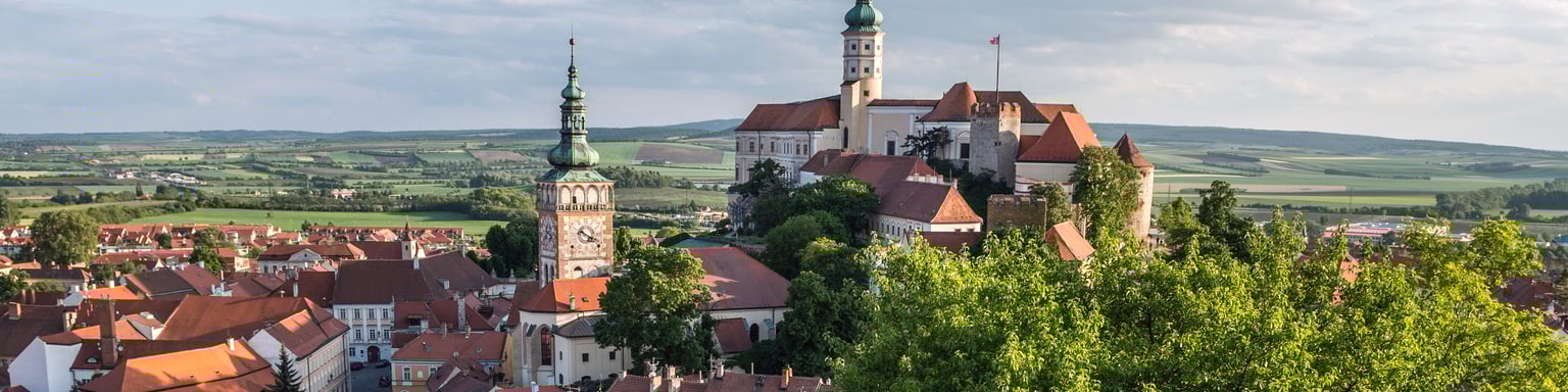 The town of Mikulov in the Czech Republic