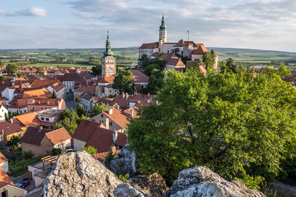 The town of Mikulov in the Czech Republic