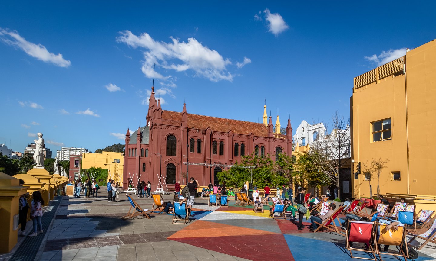  The colourful Recoleta Cultural Centre in Buenos Aires