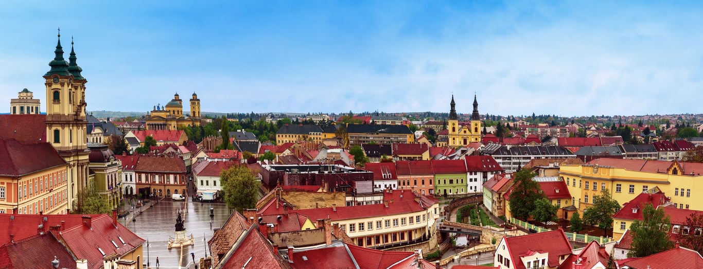 The Hungarian town of Eger