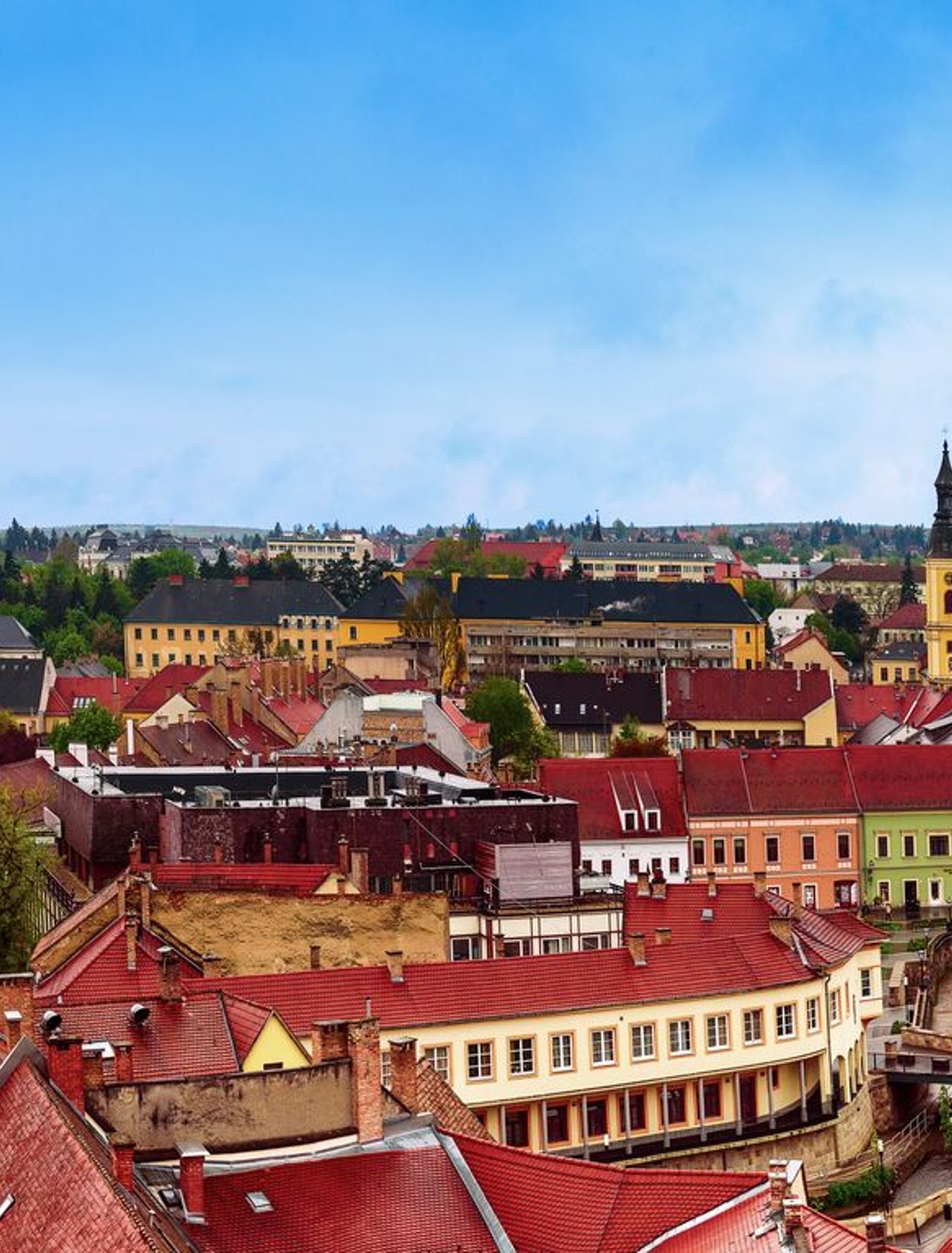 The Hungarian town of Eger
