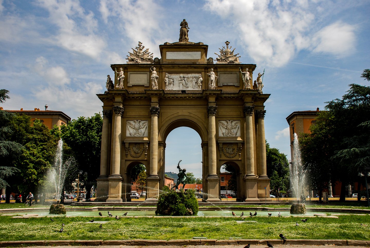 An arch in Piazza della Liberta