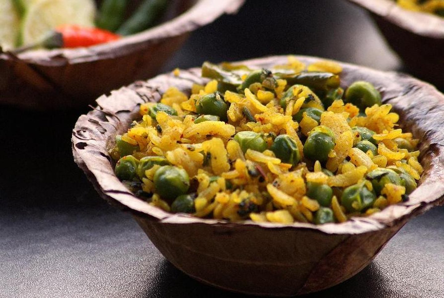 A bowl of Choora Matar