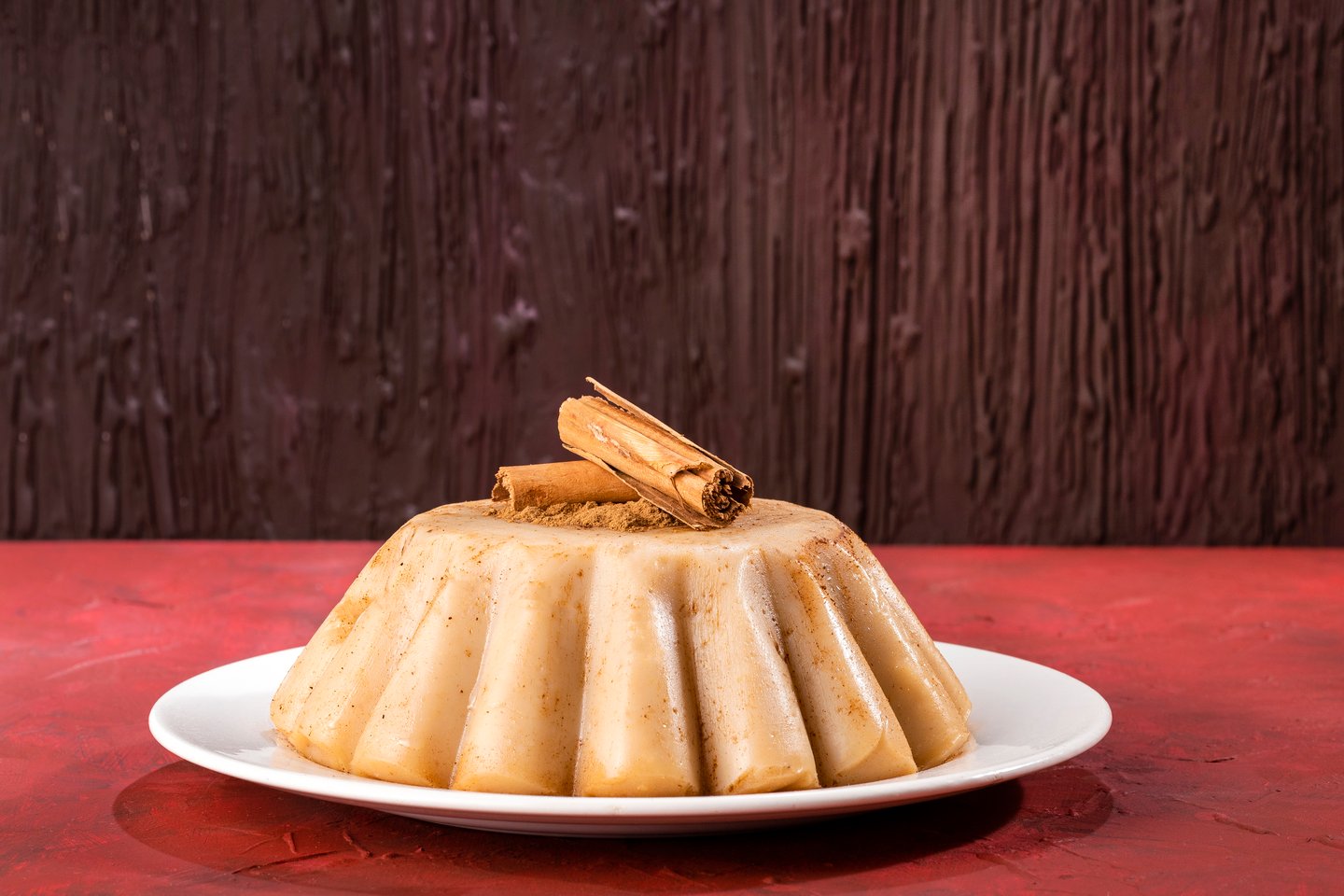 Colombian dessert natilla traditionally served during Christmas