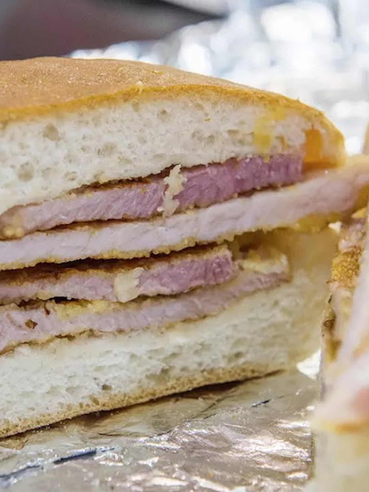 Canada's famous peameal bacon sandwich