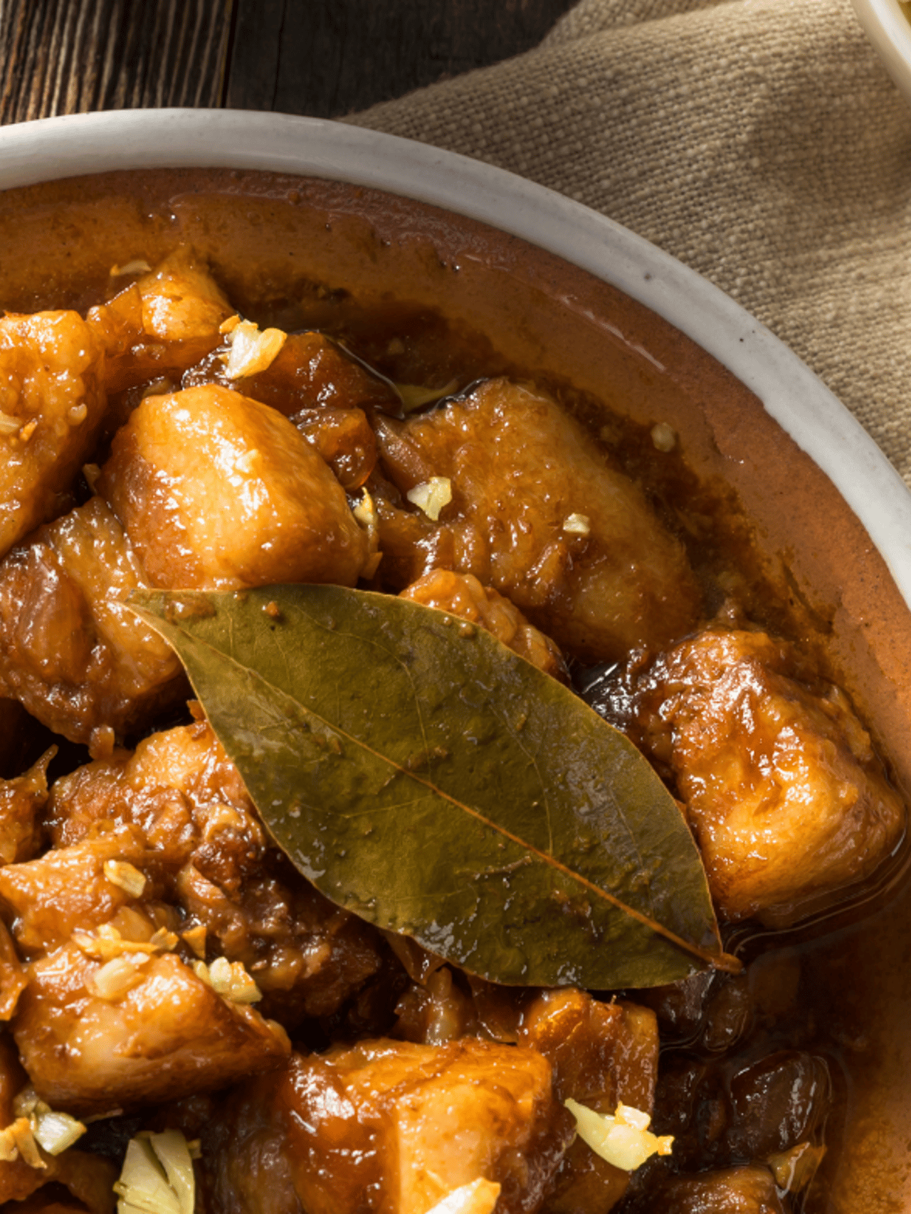 Homemade Filipino adobo