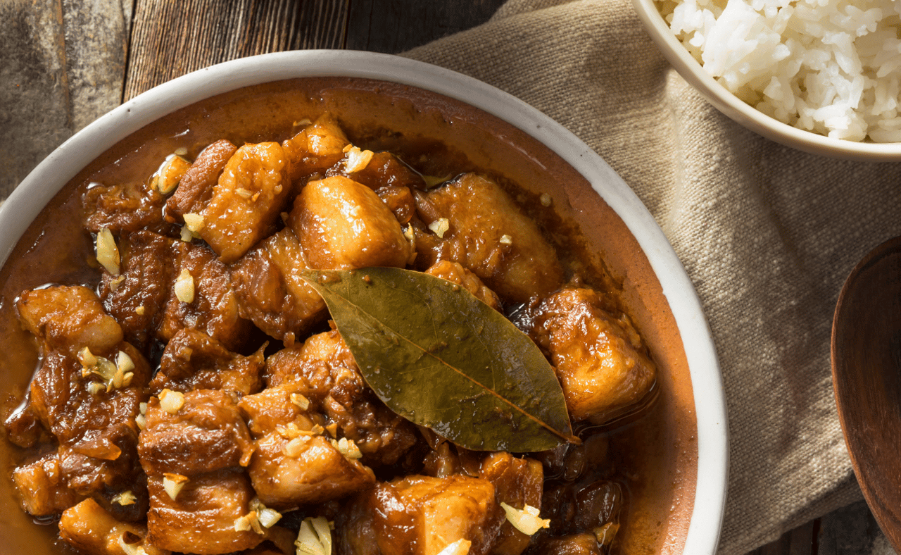 Homemade Filipino adobo