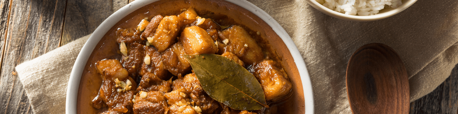 Homemade Filipino adobo
