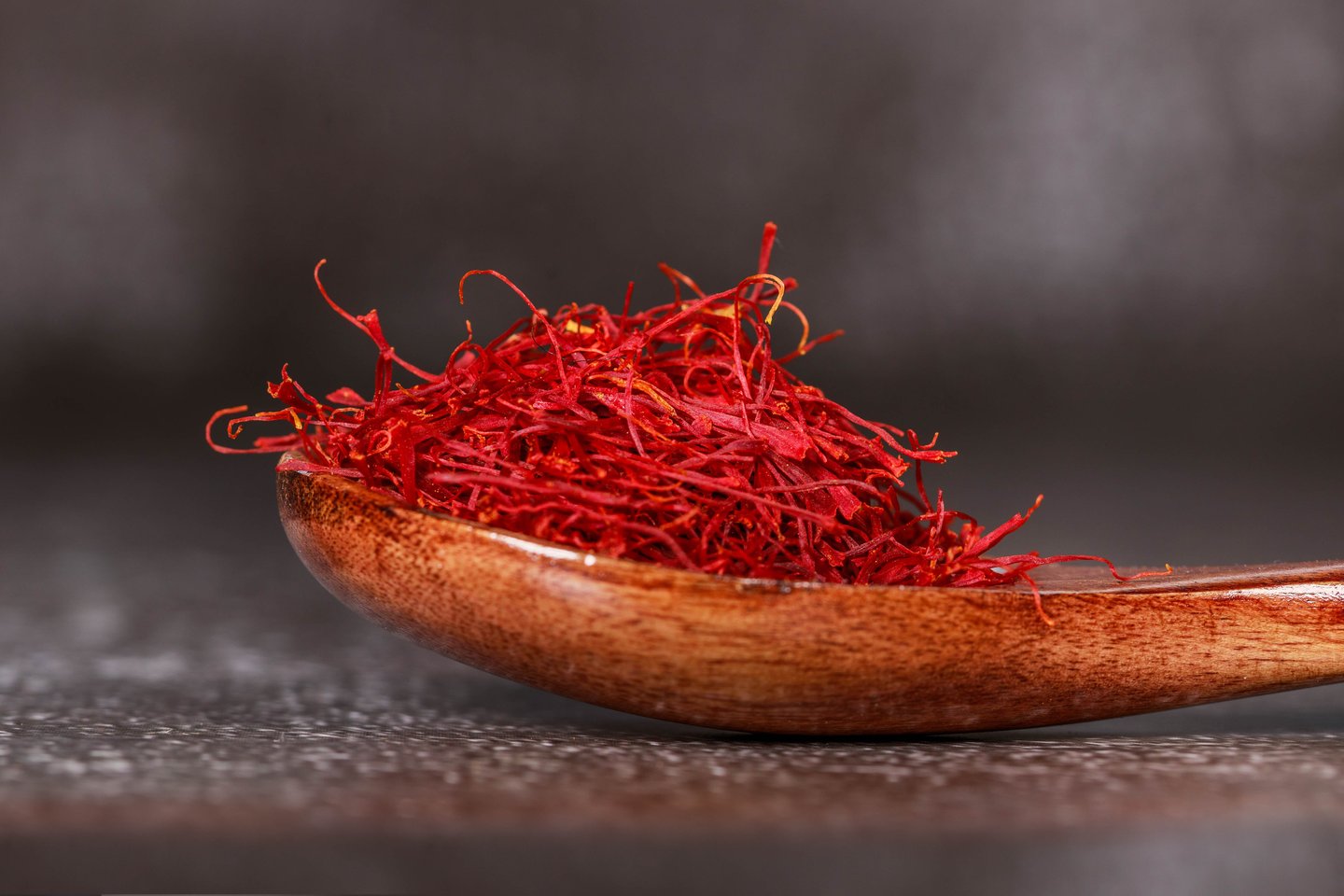 Saffron on a teaspoon