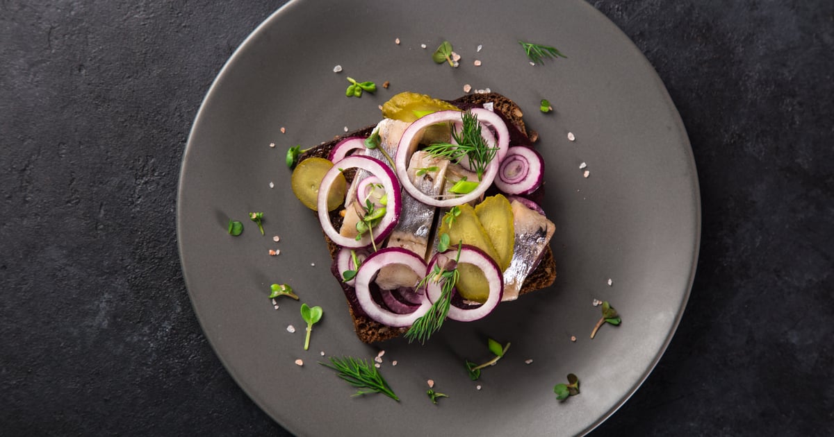 Pickled herring smorrebrod recipe: Denmark's favourite sandwich | Faraway Worlds