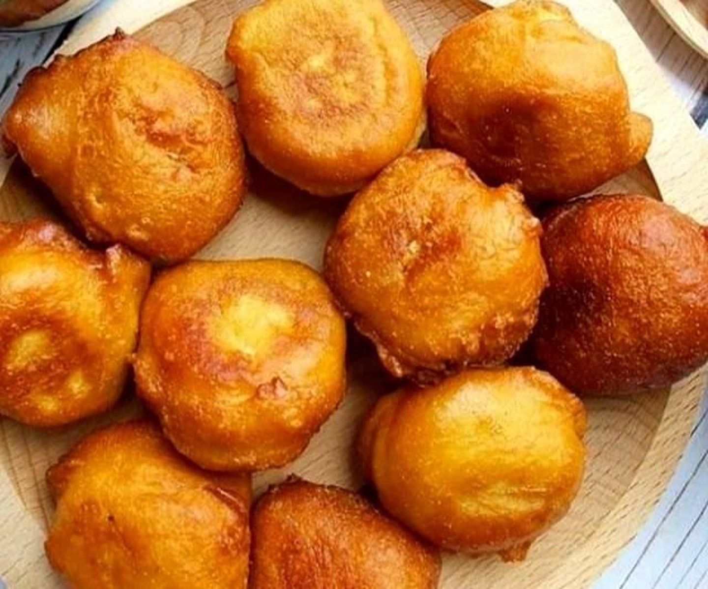 Zambian Vitumbuwa donuts in a bowl