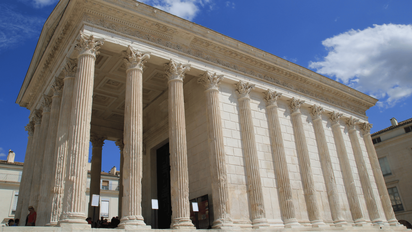 Maison Carrée in Nimes, France
