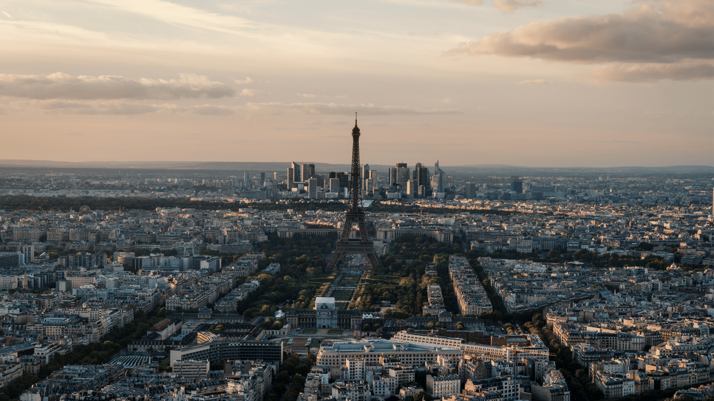 A moody view of Paris