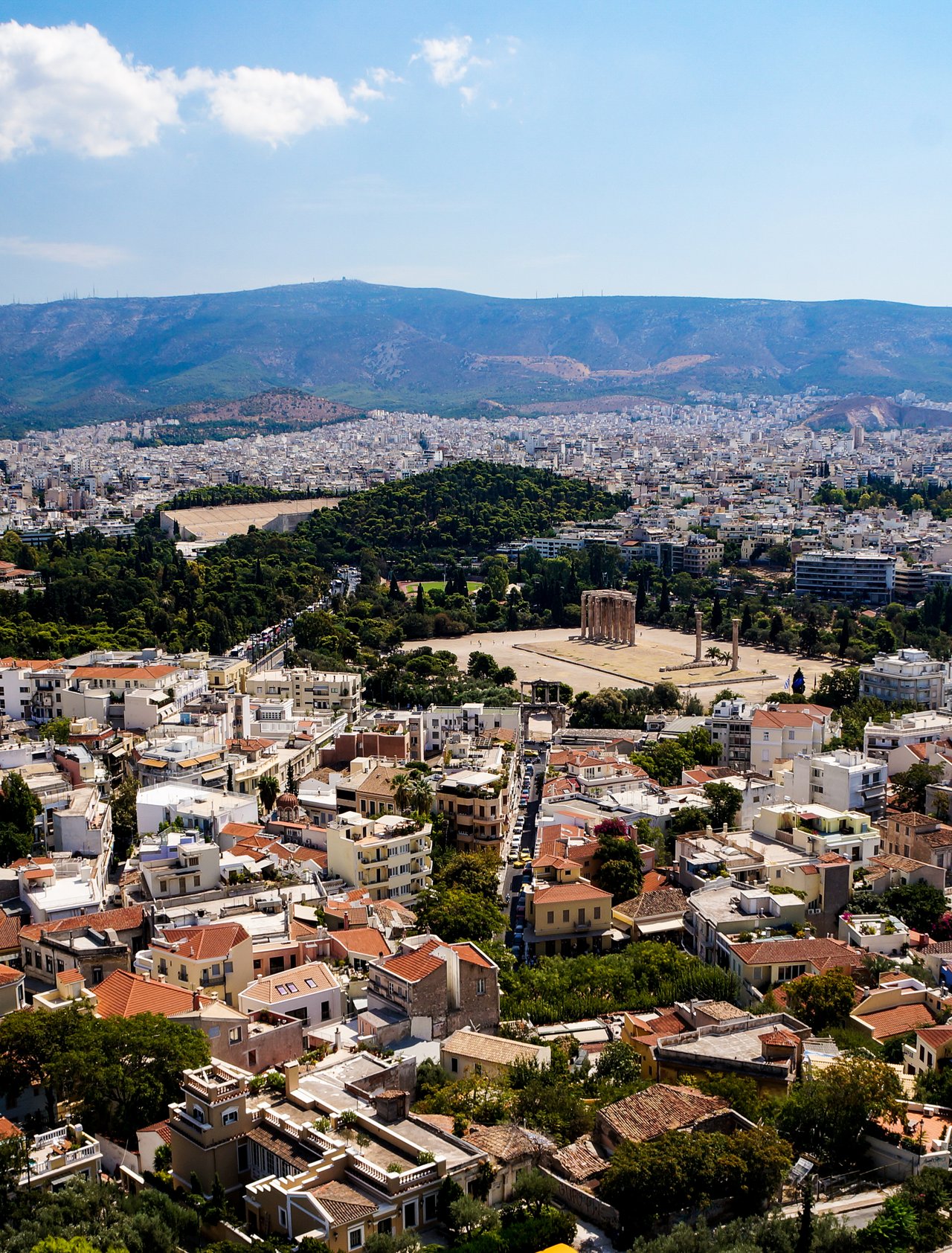 View of Athens from the Acropolis