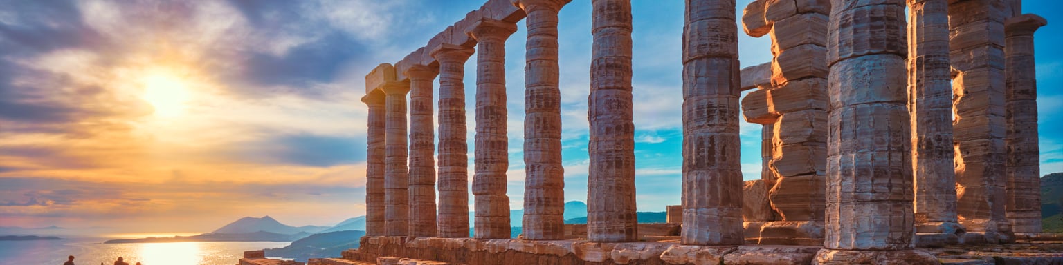 Temple of Poseidon at Cape Sounio, Greece