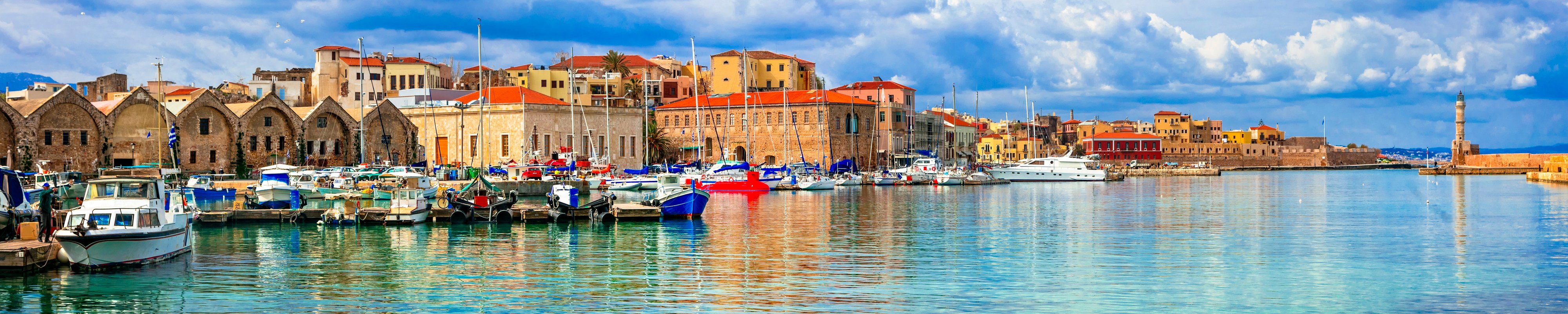 Chania's old Venetian town from the water.
