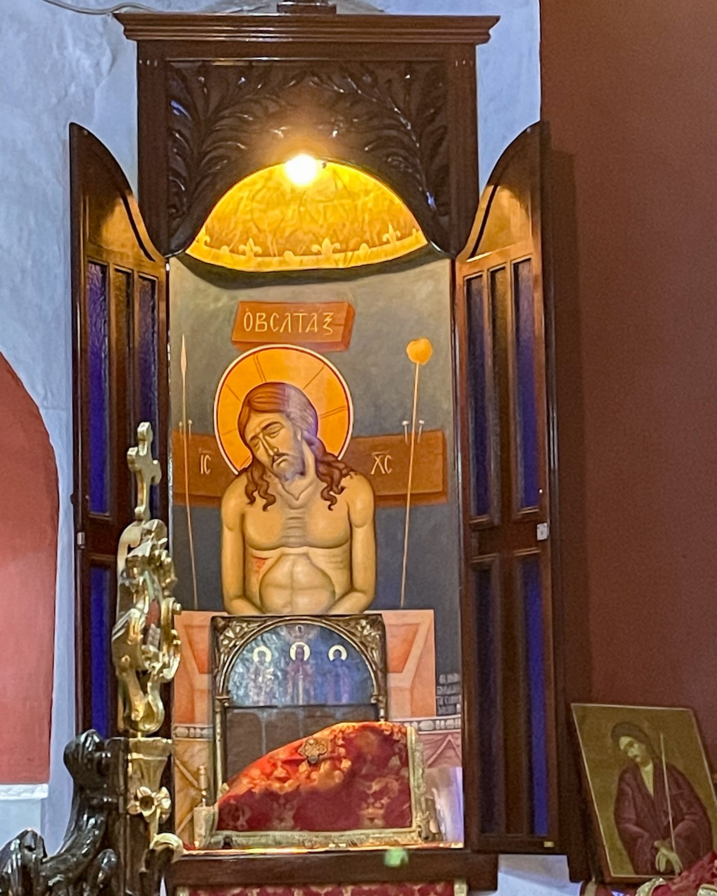 An icon of the Crucifix of Christ by Nikolaos Asproulis