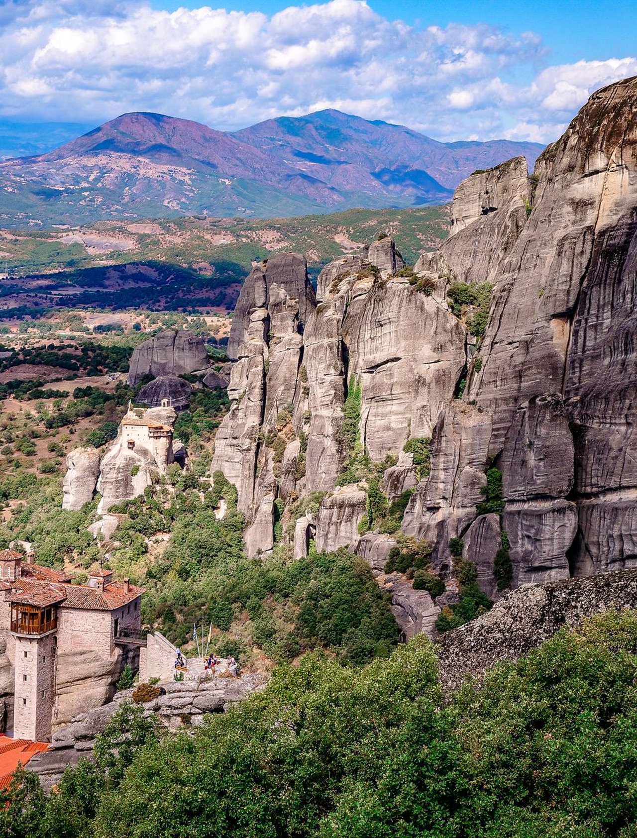 The monasteries at Meteora