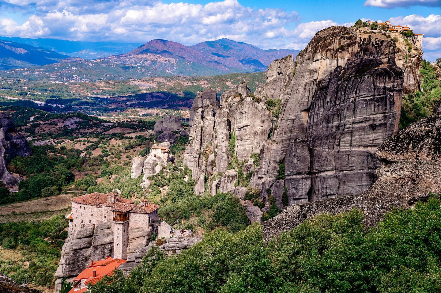 The monasteries at Meteora