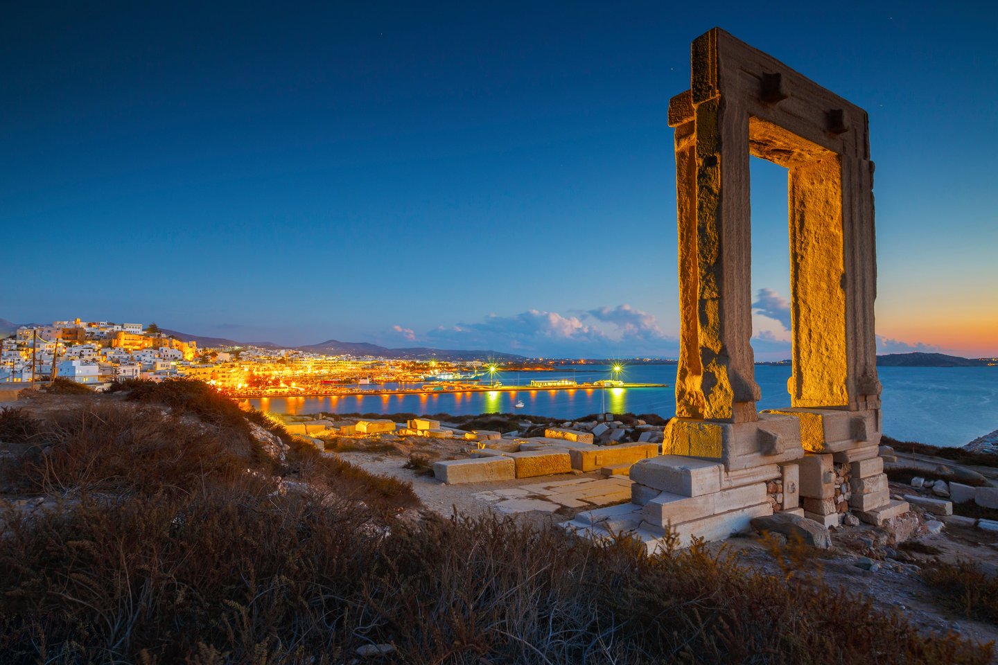 The portara at the Temple of Apollo, Naxos