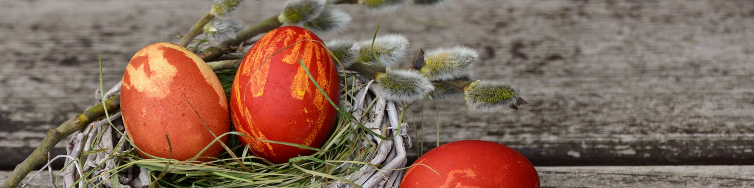 Dying eggs red is a Greek Easter tradition